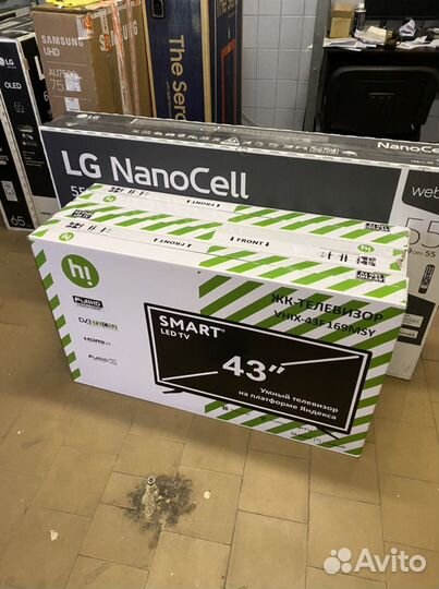 Телевизор SMART tv 43 дюйма (новые)