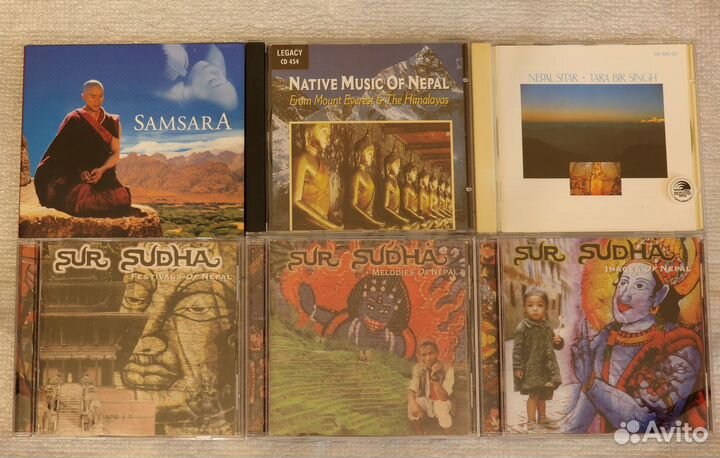 Компакт диски музыка Индия, Япония, Тибет другое