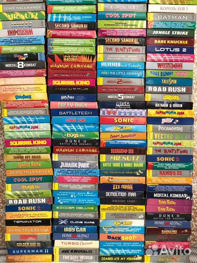 Картриджи для Sega mega drive 2