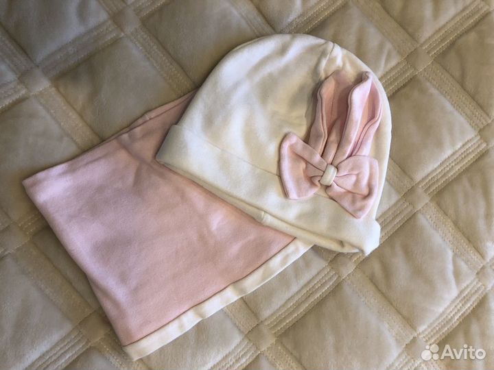 Комплект шапка и снуд