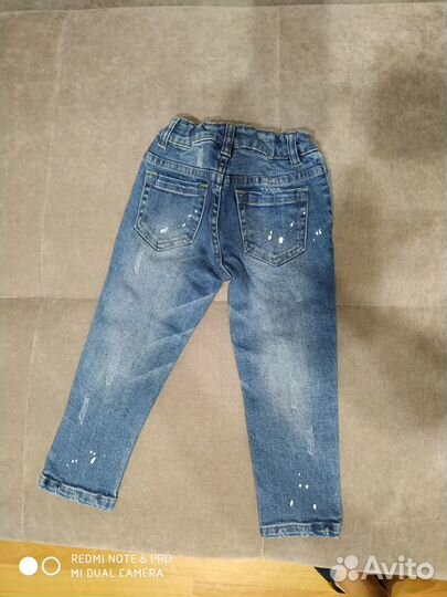Одежда для девочки размер 98 джинсы