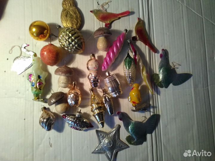 Ёлочные игрушки СССР