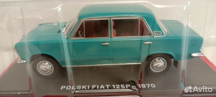 Polski fiat 125P-1970 1-24 hachette 87