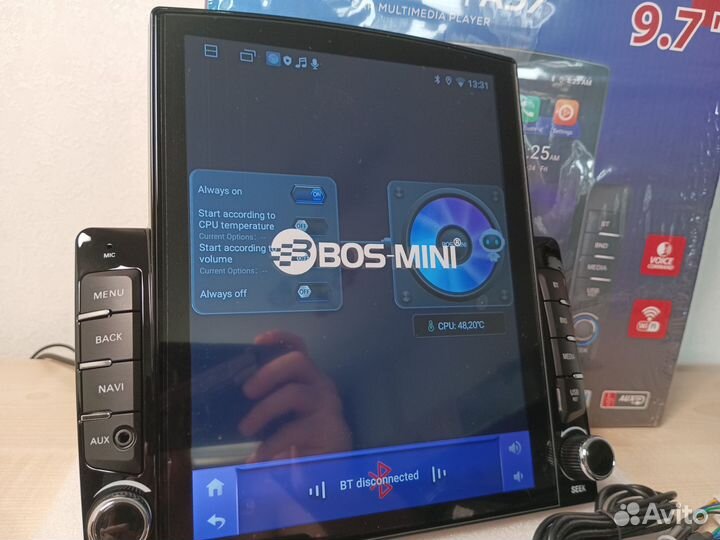 Tesla bos mini A97 4/64 Android car play Новая