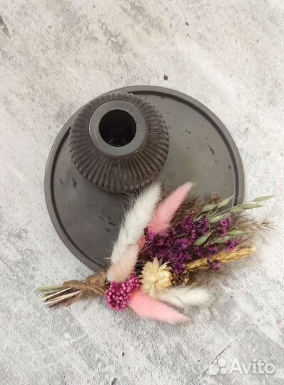 Подарочный набор из гипса. Ваза и поднос