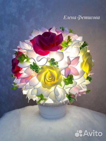 Букет-светильник