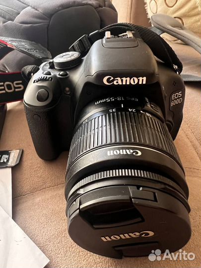 Зеркальный фотоаппарат canon eos 600d