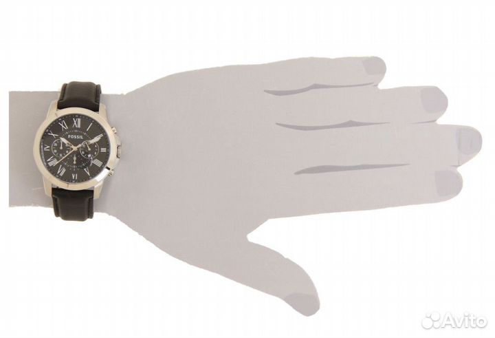 Fossil FS4812IE с хронографом.отлич.состоян