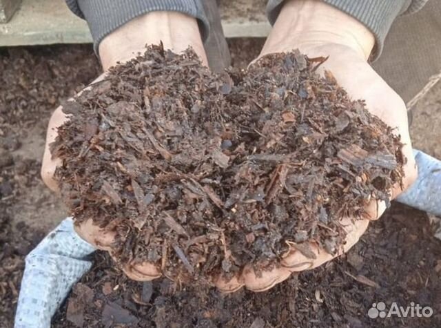 Конский перегной в мешках