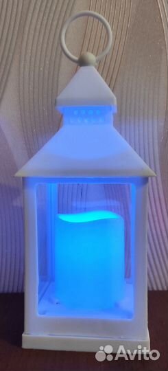 Фонарь со светодиодной LED-свечой, 24 см