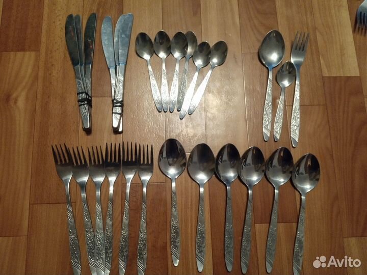 Ложки, вилки, ножи из нержавейки СССР 2