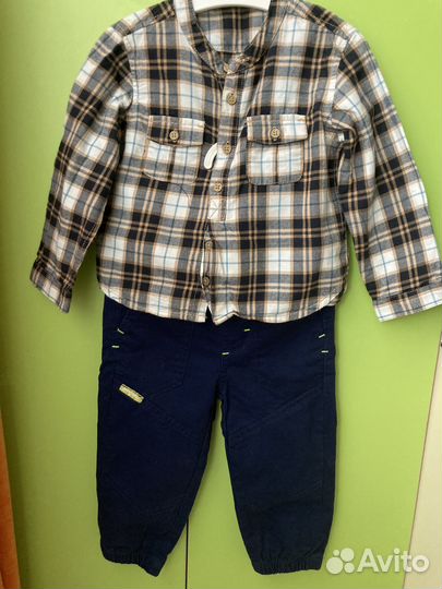 Рубашка и брюки для мальчика 80