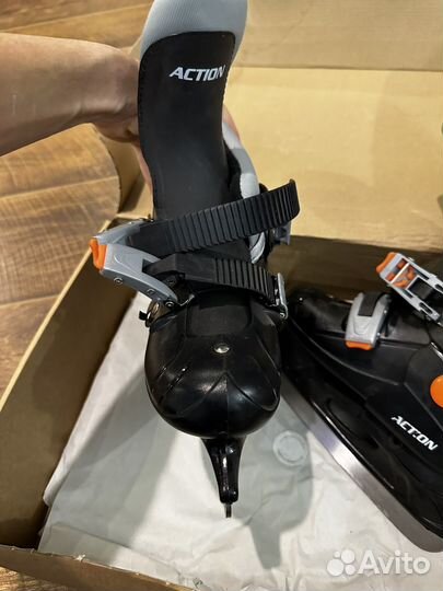 Детские коньки 29-32 раздвижные