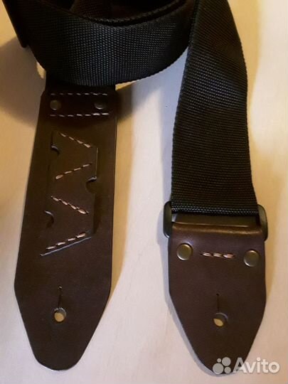 Ремень для гитары кожаный
