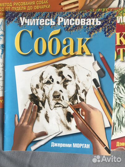 Пособия по рисованию.Альбомы и книга для обучения