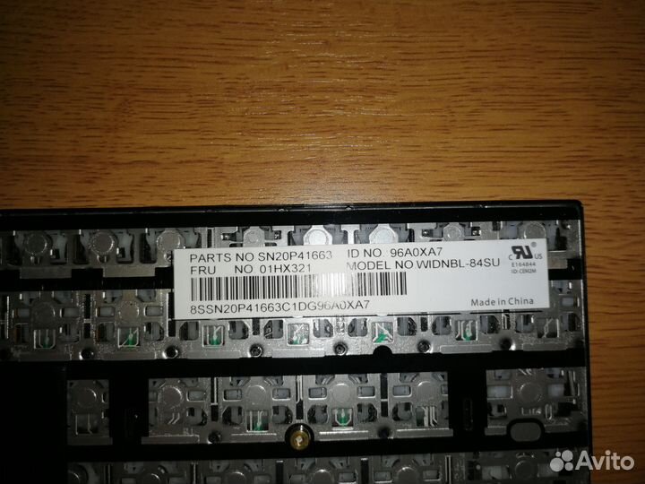 Lenovo ThinkPad T480 Клавиатура