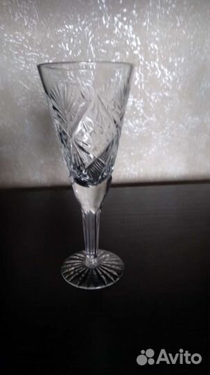 Хрусталь фужеры, или обмен на комнатные растения