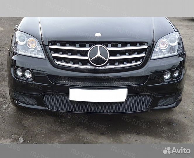 Юбка передняя Brabus для Mercedes ML W164