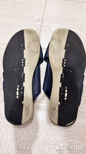 Шлепанцы мужские кожаные