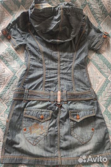 Платье джинсовое, комбинезон 40-42