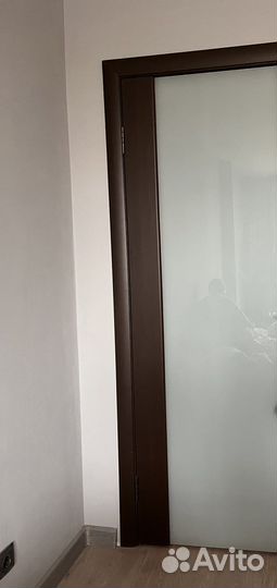 Дверь межкомнатная двустворчатая, дверь с порогом