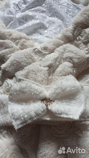 Одеяло-конверт на выписку, теплый