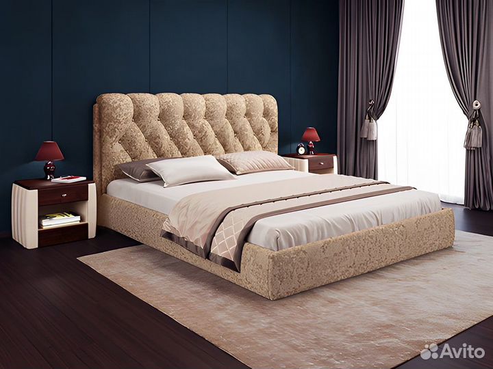 Кровать двуспальная империя люкс, Кристал 5/5С (14