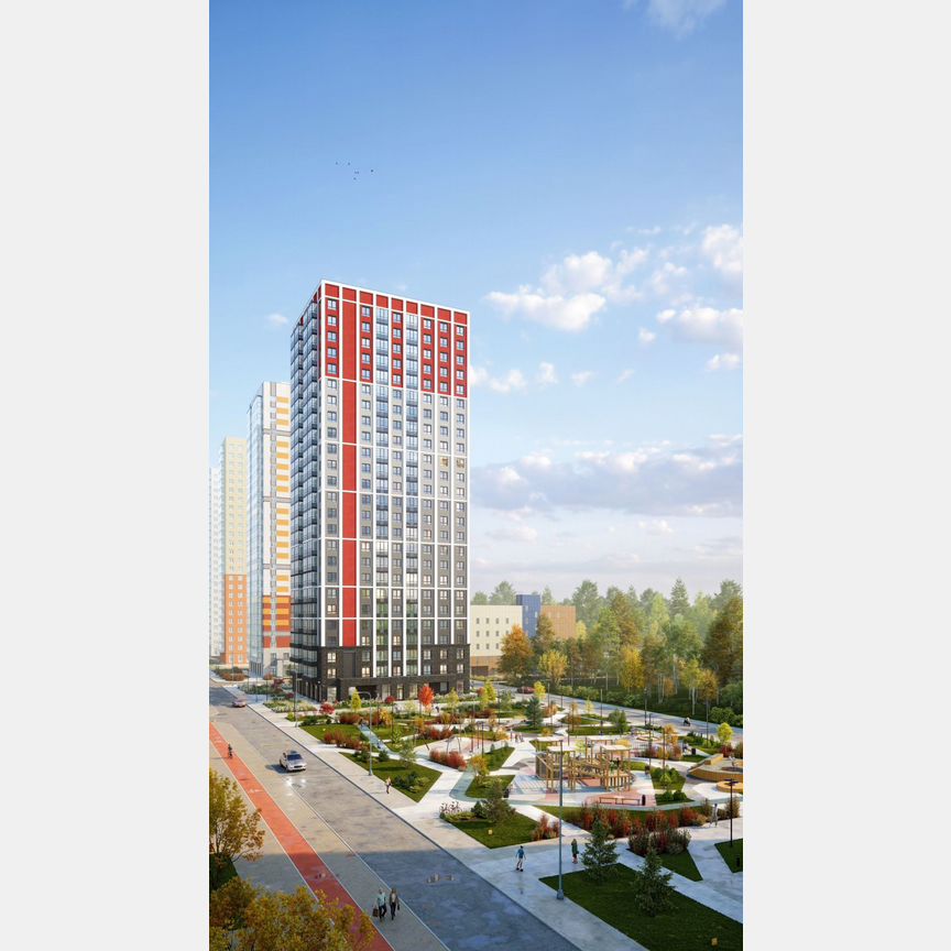 Квартира-студия, 29,5 м², 14/25 эт.