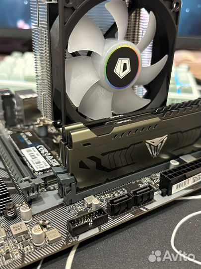 Комплект I3 12100f/gigabyte h610/DDR4 16gb