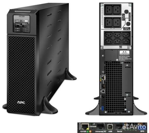 Ибп APC Smart-UPS SRT 5000VA 230V srt5kxli