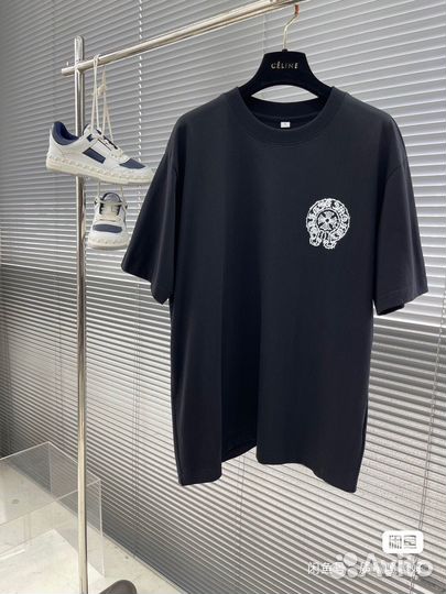 Chrome hearts футболка оверсайз