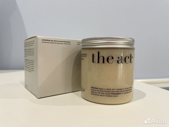 Солевой скраб с кокосом the act