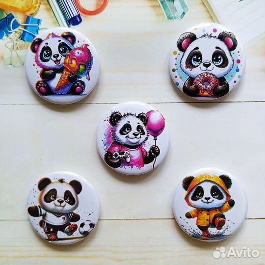 Закатные значки на заказ