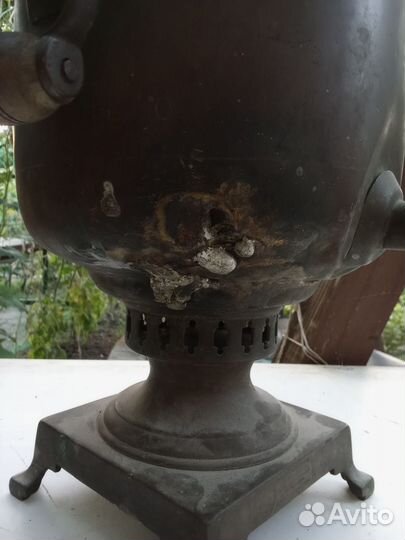 Самовар на дровах старинный