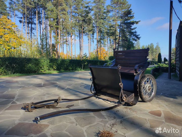 Качалка и экипаж для пони / ослика