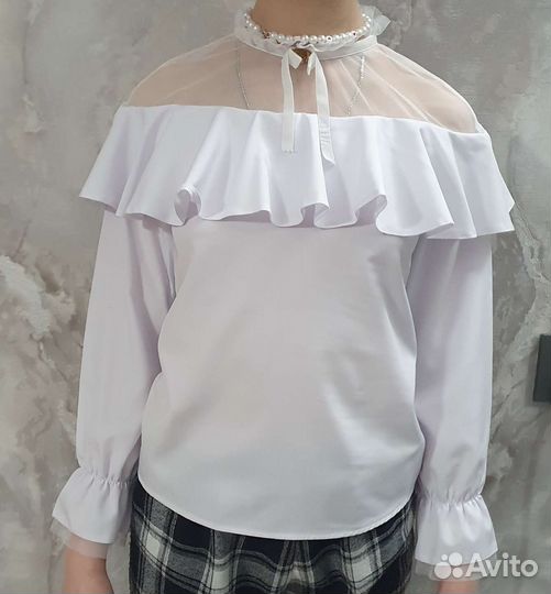 Блузка школьная