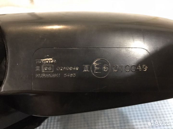 Зеркало левое боковое Totota Raum EXZ10