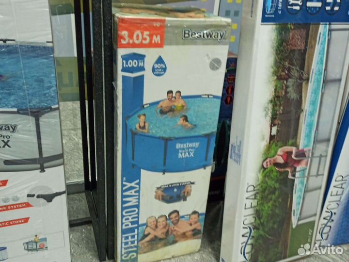 Бассейн каркасный