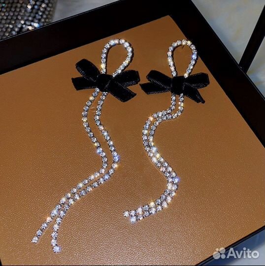 Длинные серьги Velvet bow