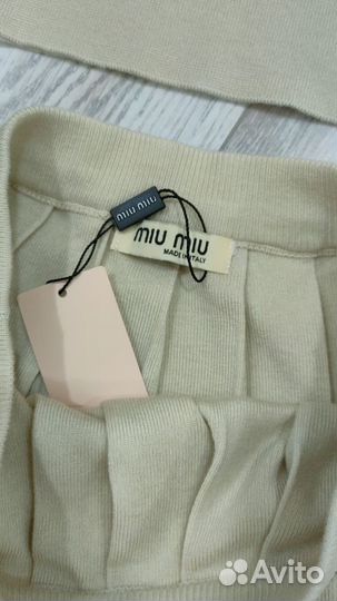 Костюм Юбка топ miu miu