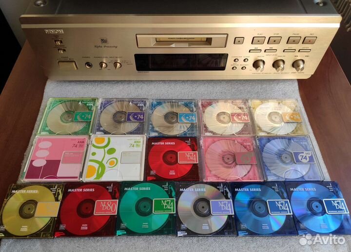 Аудиокассеты студийные, минидиски