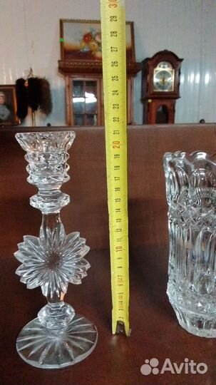 Хрустальный подсвечник