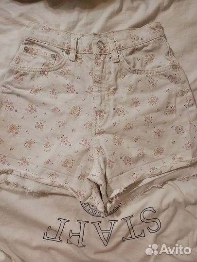 Джинсовый шорты zara