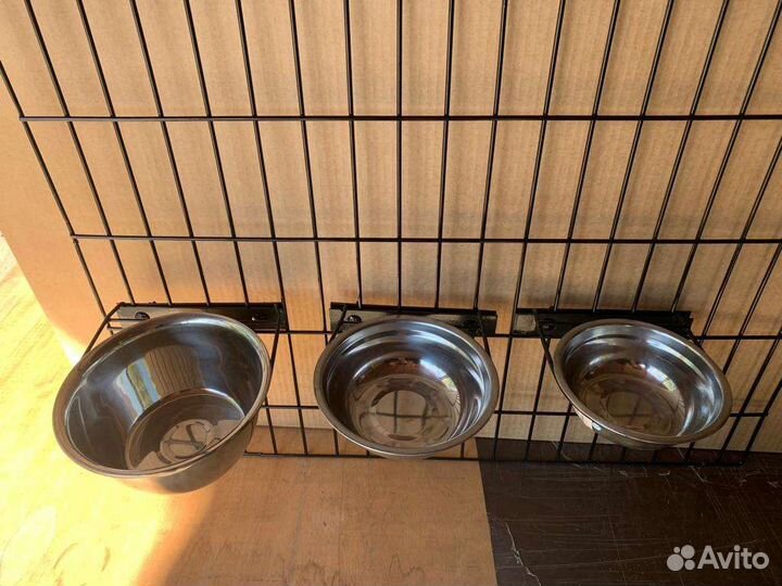 Миски для собак в клетку