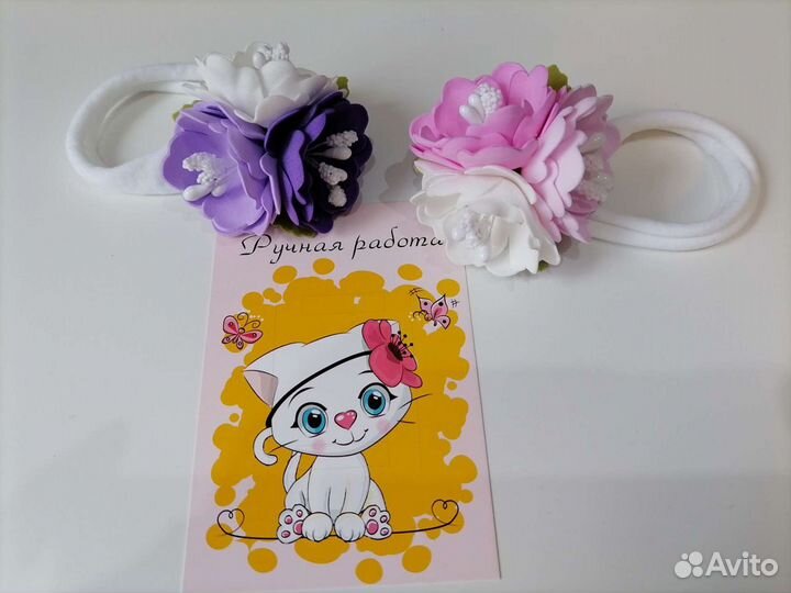 Повязка на голову для девочки