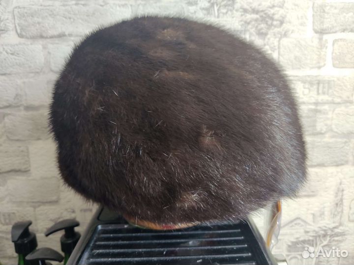 Шапка норковая р. 57 новая