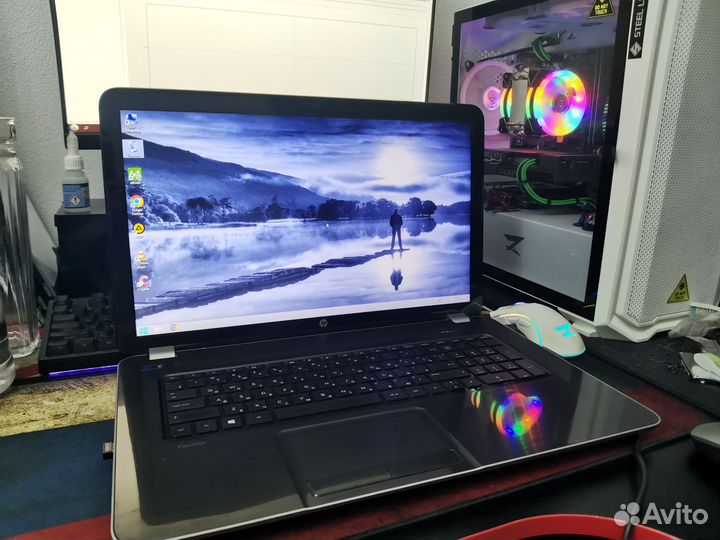 Мощный Игровой большой ноутбук HP 17-e109sr