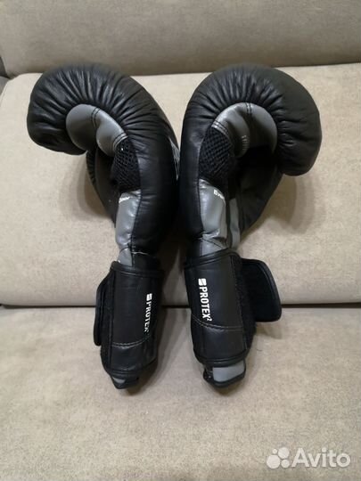 Перчатки боксерские Everlast Protex2 Leather 12oz