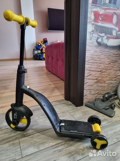 Самокат детский беговел, и велосипед 3в1