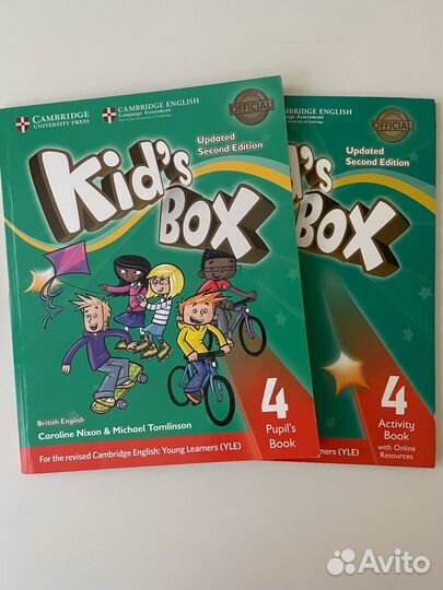 Kid's Box Starter, Kid's Box 4, Storyfun 2, 4, 5